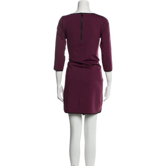 NWT‎ Cynthia Rowley Maroon Shift Dress Sz12 - Picture 2 of 10
